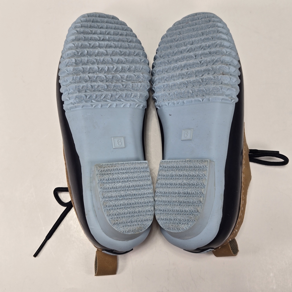 JBU by Jambu Glenda navy blue Tan waterproof rain Shoes rain boots Womens size 6 - Picture 9 of 10